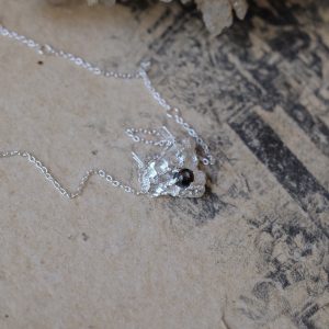 Karang Necklace Black Sapphire Silver