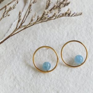 Lagom Stud Gold Plated