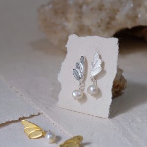 Siren Pearl Stud Gold Plated